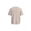 Jack&Jones 12288582 0 Yaka Erkek Tshirt - Bej