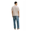 Jack&Jones 12288582 0 Yaka Erkek Tshirt - Bej