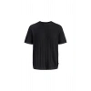 Jack&Jones 12288582 0 Yaka Erkek Tshirt - Siyah