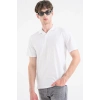 Jack&Jones 12288948 Yakali Erkek Tshirt - Beyaz
