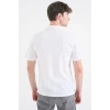 Jack&Jones 12288948 Yakali Erkek Tshirt - Beyaz