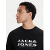Jack&Jones 12289880 0 Yaka Erkek Tshirt - Siyah