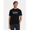 Jack&Jones 12289880 0 Yaka Erkek Tshirt - Siyah