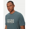 Jack&Jones 12289880 0 Yaka Erkek Tshirt - Yesil