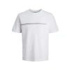 Jack&jones 12289936 0 Yaka Erkek Tshirt - Beyaz