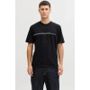 Jack&jones 12289936 0 Yaka Erkek Tshirt - Siyah