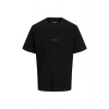 Jack&Jones 12289941 0 Yaka Erkek Tshirt - Siyah
