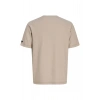 Jack&Jones 12289962 0 Yaka Erkek Tshirt - Toprak