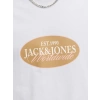 Jack&jones 12297891 0 Yaka Erkek Tshirt - Beyaz