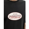 Jack&jones 12297891 0 Yaka Erkek Tshirt - Siyah