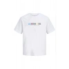 Jack&jones 12297899 0 Yaka Erkek Tshirt - Beyaz