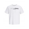 Jack&Jones 12298018 0 Yaka Erkek Tshirt - Beyaz