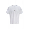 Jack&Jones 12298989 0 Yaka Erkek Tshirt - Beyaz