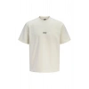 Jack&Jones 12298989 0 Yaka Erkek Tshirt - Krem