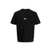 Jack&Jones 12298989 0 Yaka Erkek Tshirt - Siyah