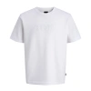 Jakc&jones 12292403 0 Yaka Erkek Tshirt - Beyaz