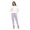Lumberjack 17rosa Kapsonlu Fermuarli Kadin Sweat - Ekru