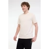 Lumberjack Ct102 0 Yaka Erkek Tshirt - Bej