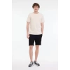 Lumberjack Ct102 0 Yaka Erkek Tshirt - Bej