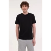 Lumberjack Ct102 0 Yaka Erkek Tshirt - Siyah