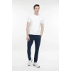 Lumberjack Ct110 0 Yaka Erkek Tshirt - Beyaz