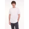 Lumberjack Ct110 0 Yaka Erkek Tshirt - Kirik Beyaz