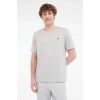 Lumberjack Ct1328 Mln 0 Yaka Erkek Tshirt - Acik Gri