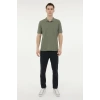 Lumberjack Ct953 Yakali Erkek Tshirt - Haki