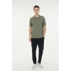 Lumberjack Ct953 Yakali Erkek Tshirt - Haki