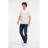 Lumberjack Ct953 Yakali Erkek Tshirt - Kirik Beyaz