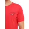 Lumberjack Ezio 11itl1088 0 Yaka Erkek Tshirt - Kirmizi