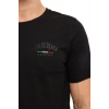 Lumberjack Ezio 11itl1088 0 Yaka Erkek Tshirt - Siyah