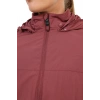 Lumberjack Foldown Kadin Mont - Bordo