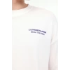 Lumberjack Franco 11ff10 0 Yaka Erkek Tshirt - Ekru