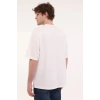 Lumberjack Franco 11ff17 0 Yaka Erkek Tshirt - Ekru