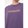Lumberjack Franco 11ff17 0 Yaka Erkek Tshirt - Mor