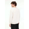 Lumberjack Mb-sn75 C Neck 0 Yaka Erkek Sweat - Ekru