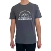 Lumberjack Ml Alfu 11urbna02 0 Yaka Erkek Tshirt - Duman Gri