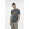 Lumberjack Ml Necroc 11urbna16 0 Yaka Erkek Tshirt - Duman Gri