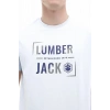 Lumberjack Okina 11id1-104 0 Yaka Erkek Tshirt - Mavi