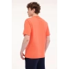 Lumberjack Pete 11otd2-24 0 Yaka Erkek Tshirt - Coral