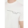 Lumberjack Renato 11itl1019 0 Yaka Erkek Tshirt - Beyaz