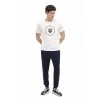 Lumberjack Renato 11itl1030 0 Yaka Erkek Tshirt - Beyaz
