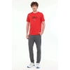 Lumberjack Renato 11itl1030 0 Yaka Erkek Tshirt - Kirmizi