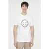 Lumberjack Renato 11itl414 0 Yaka Erkek Tshirt - Beyaz