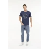 Lumberjack Renato 11itl414 0 Yaka Erkek Tshirt - Lacivert
