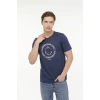 Lumberjack Renato 11itl414 0 Yaka Erkek Tshirt - Lacivert