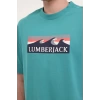 Lumberjack Roger 11otd2-31 0 Yaka Erkek Tshirt - Aqua