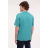 Lumberjack Roger 11otd2-31 0 Yaka Erkek Tshirt - Aqua