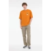 Lumberjack Star 11otd1-27 0 Yaka Erkek Tshirt - Koyu Turuncu